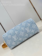 Louis Vuitton Nano Speedy Sky Blue Denim - 4