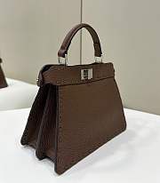 Fendi Peekaboo ISeeU Petite Cappuccino-coloured Selleria - 2