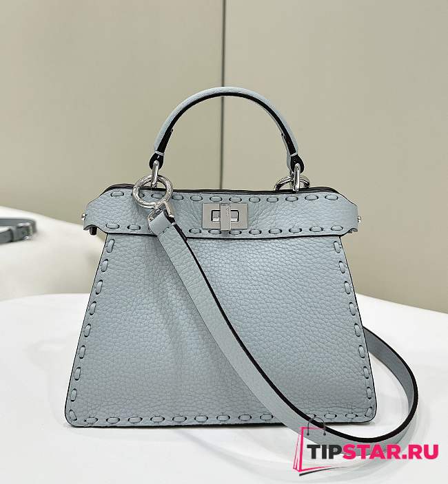 Fendi Peekaboo ISeeU Petite Blue - 1