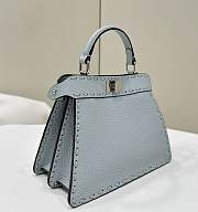 Fendi Peekaboo ISeeU Petite Blue - 2