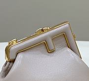 Fendi First Small Leather In Milk Tea Color - 5