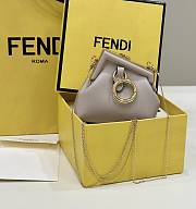 Fendi First Small Leather In Milk Tea Color - 4