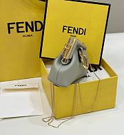 Fendi First Small Leather In Green - 5