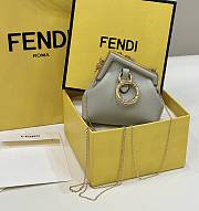 Fendi First Small Leather In Green - 3