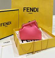 Fendi First Small Leather In Pink - 1