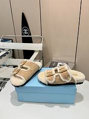 Prada Sandals Comfort Flat In Beige - 2