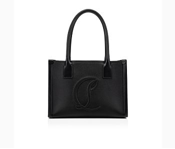 Christian Louboutin By My Side small Tote bag Grained calf leather black