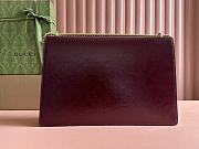 Gucci Dionysus large top handle bag burgundy - 5