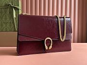 Gucci Dionysus large top handle bag burgundy - 2