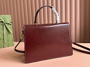 Gucci Dionysus medium top handle bag burgundy - 5