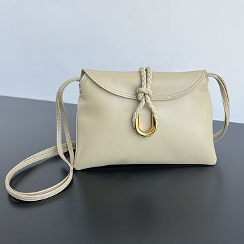 Bottega Veneta Medium Liberta In Cream