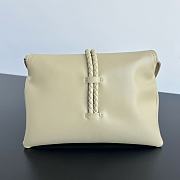 Bottega Veneta Medium Liberta In Cream - 6