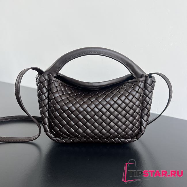 Bottega Veneta Mini Cobble Handbag In Fondant - 1