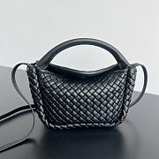 Bottega Veneta Mini Cobble Handbag In Black - 1