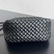 Bottega Veneta Mini Cobble Handbag In Black - 4