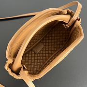 Bottega Veneta Mini Cobble Handbag In Brown - 4