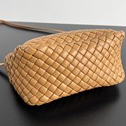 Bottega Veneta Mini Cobble Handbag In Brown - 2