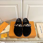 Louis Vuitton Cosy Flat Comfort Clog Black - 1