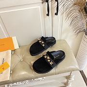 Louis Vuitton Cosy Flat Comfort Clog Black - 5