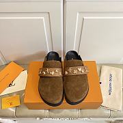 Louis Vuitton Cosy Flat Comfort Clog Brown - 1