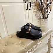 Louis Vuitton Cosy Flat Comfort Clog Lamb Skin Black - 2