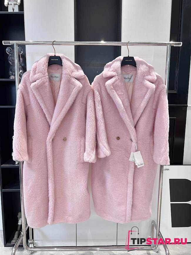 Max Mara Teddy Bear Icon coat light pink - 1