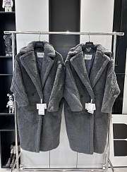 Max Mara Teddy Bear Icon coat gray - 1