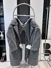 Max Mara Teddy Bear Icon coat gray - 4