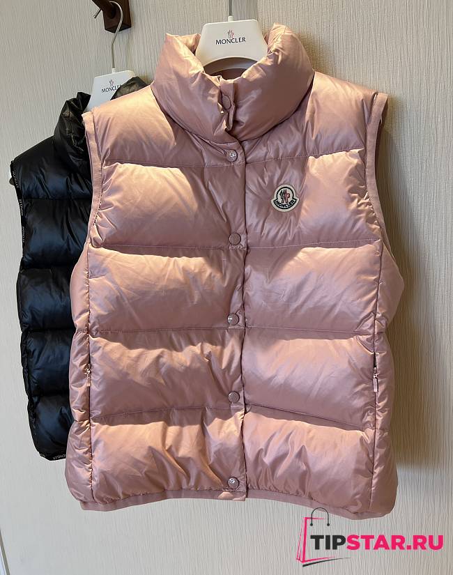 Moncler Ghany Down Gilet Pink - 1