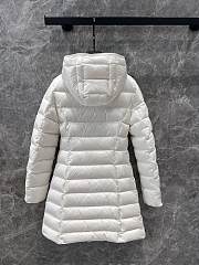 Moncler Long Jacket In White Color - 6