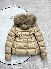 Moncler Boed Short Down Jacket Brown - 6