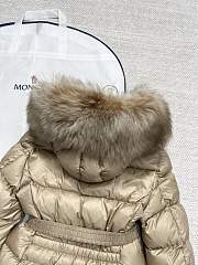 Moncler Boed Short Down Jacket Brown - 2