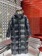 Moncler Brerelle Long Down Jacket Shiny Black - 1