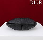 Dior Walk in Purse Black Macrocannage Calfskin - 6