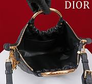 Dior Walk in Purse Black Macrocannage Calfskin - 2