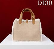 Dior Medium Toujours Bag Beige Macrocannage - 6