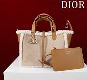 Dior Medium Toujours Bag Beige Macrocannage - 5