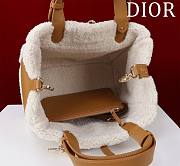 Dior Medium Toujours Bag Beige Macrocannage - 4