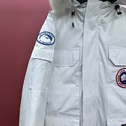 Canada Goose Citadel Parka Fur Down Jacket In White - 3