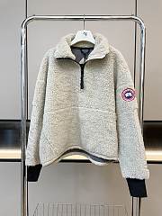 Canada Goose Faux Fur high-neck jacket gray - 1