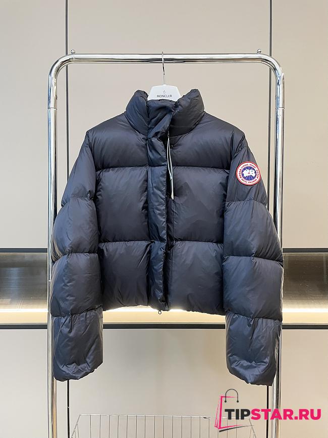 Canada Goose Cypress Logo Coat In Black - 1