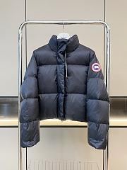 Canada Goose Cypress Logo Coat In Black - 1