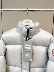 Canada Goose Cypress Logo Coat In White - 5