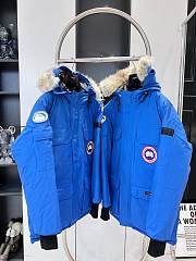 Canada Goose Expedition Logo Patch Hooded Parka Blue - 2