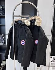 Canada Goose Expedition Logo Patch Hooded Parka Black - 4