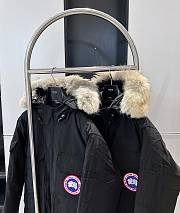 Canada Goose Expedition Logo Patch Hooded Parka Black - 2