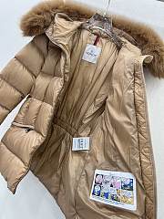 Moncler Brasseurs Short Down Jacket Brown - 6