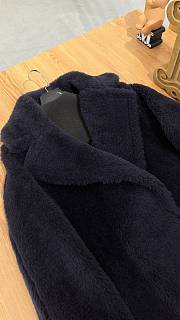 Max Mara Teddy Bear Jacket In Dark Dark Blue - 5