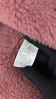 Max Mara Teddy Bear Jacket In Dark Pink - 5