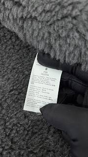 Max Mara Teddy Bear Jacket In Dark Gray - 6